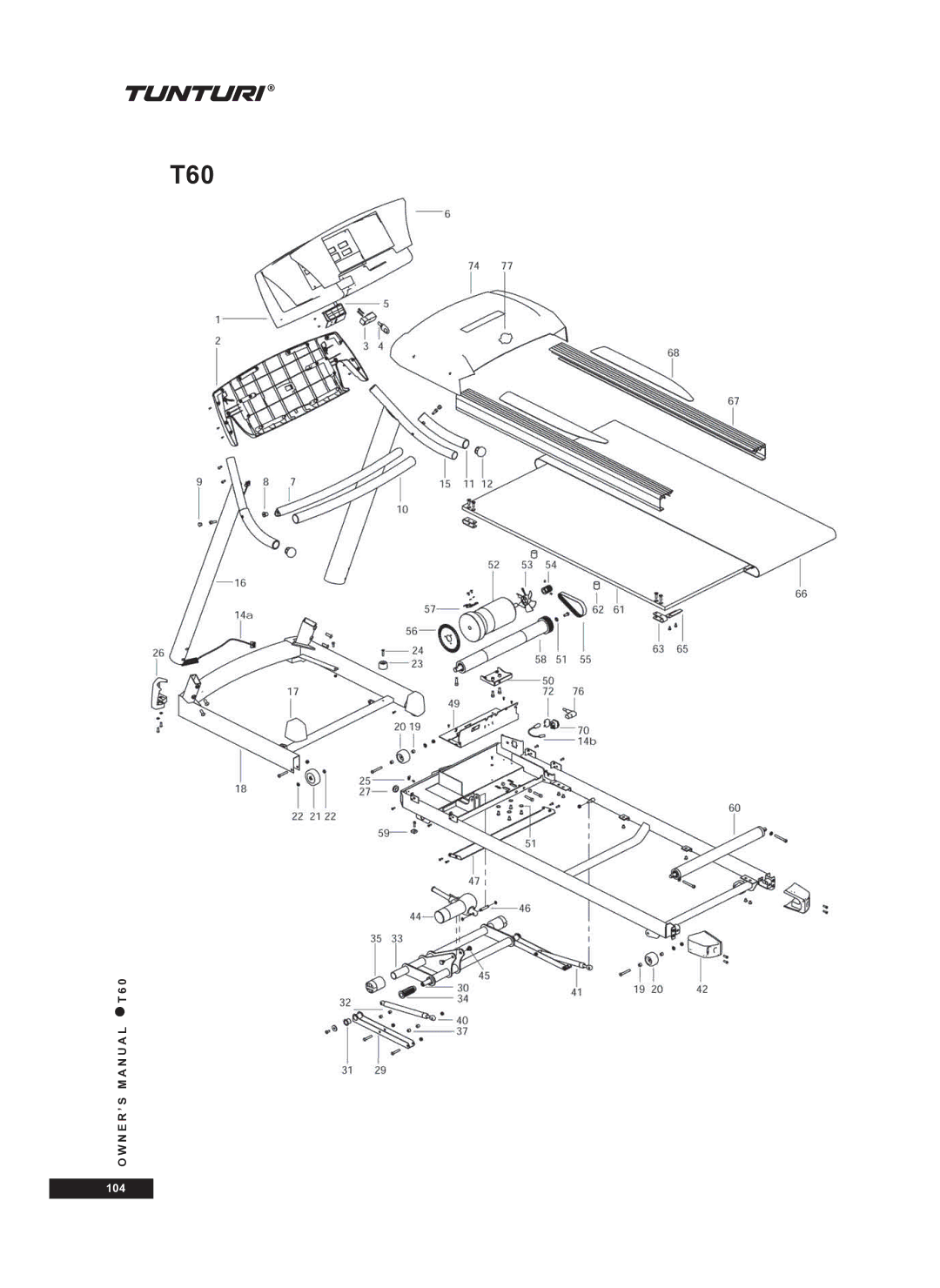 Tunturi T60 owner manual 