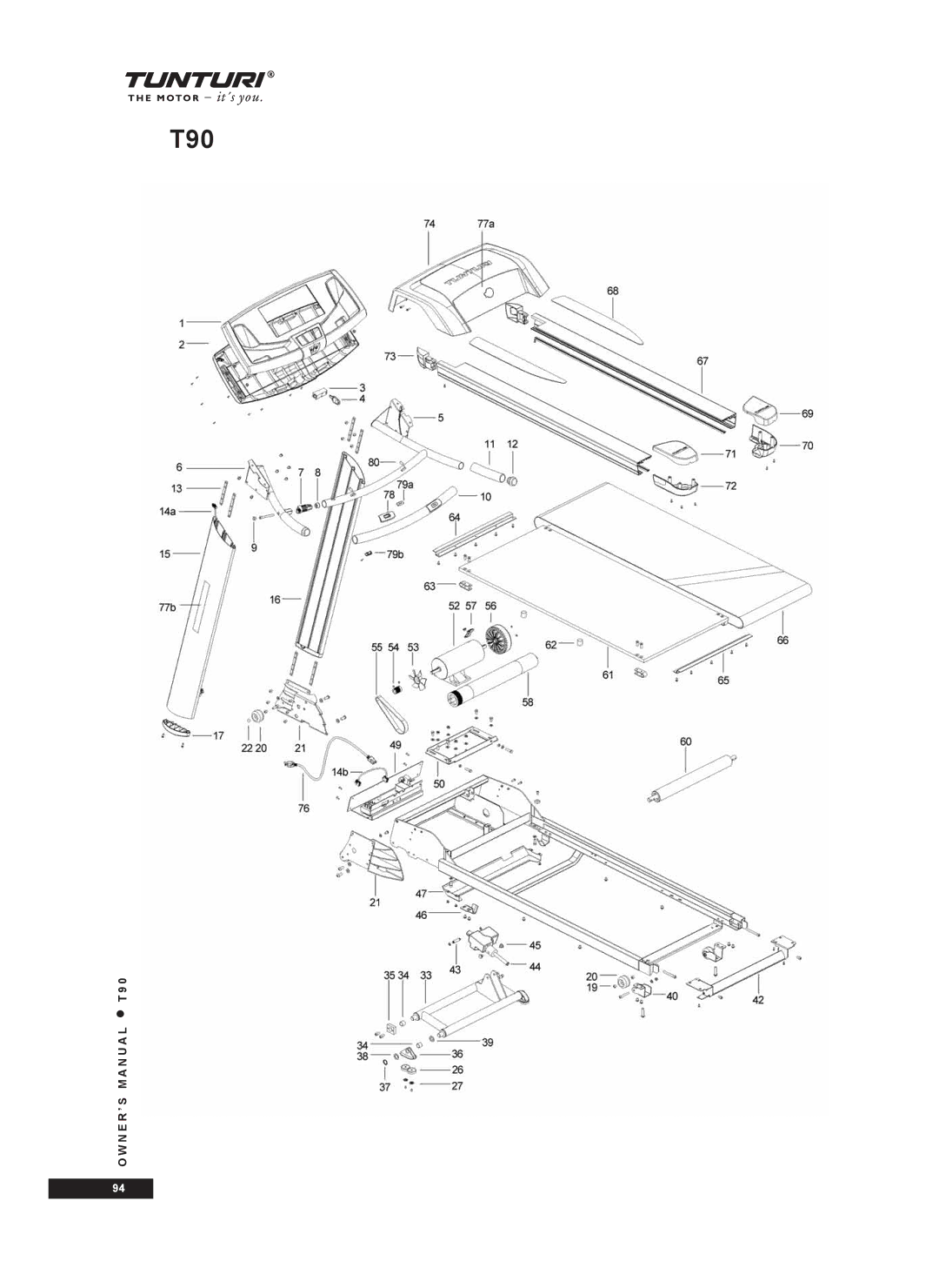 Tunturi T90 owner manual 