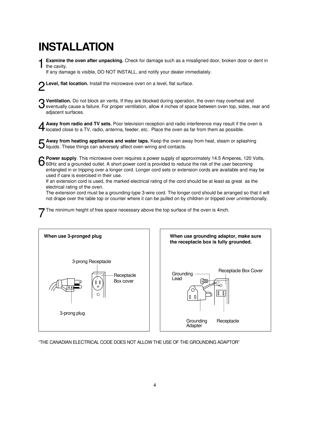 Turbo Air TMW-1100E manual Installation 