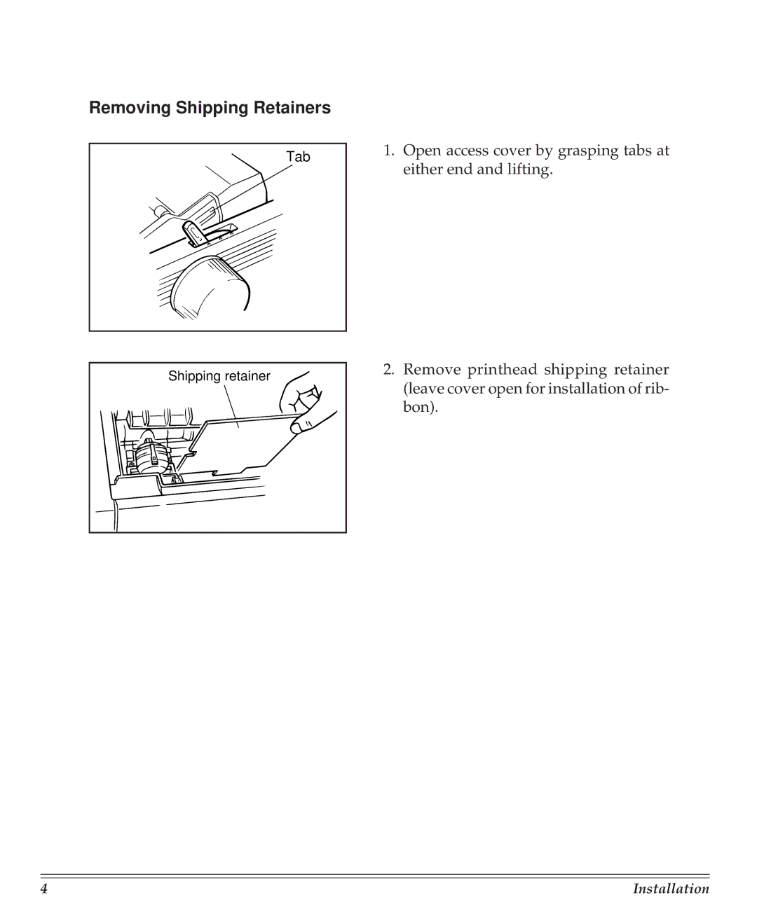 Turbo Chef Technologies 390/391 manual Removing Shipping Retainers 