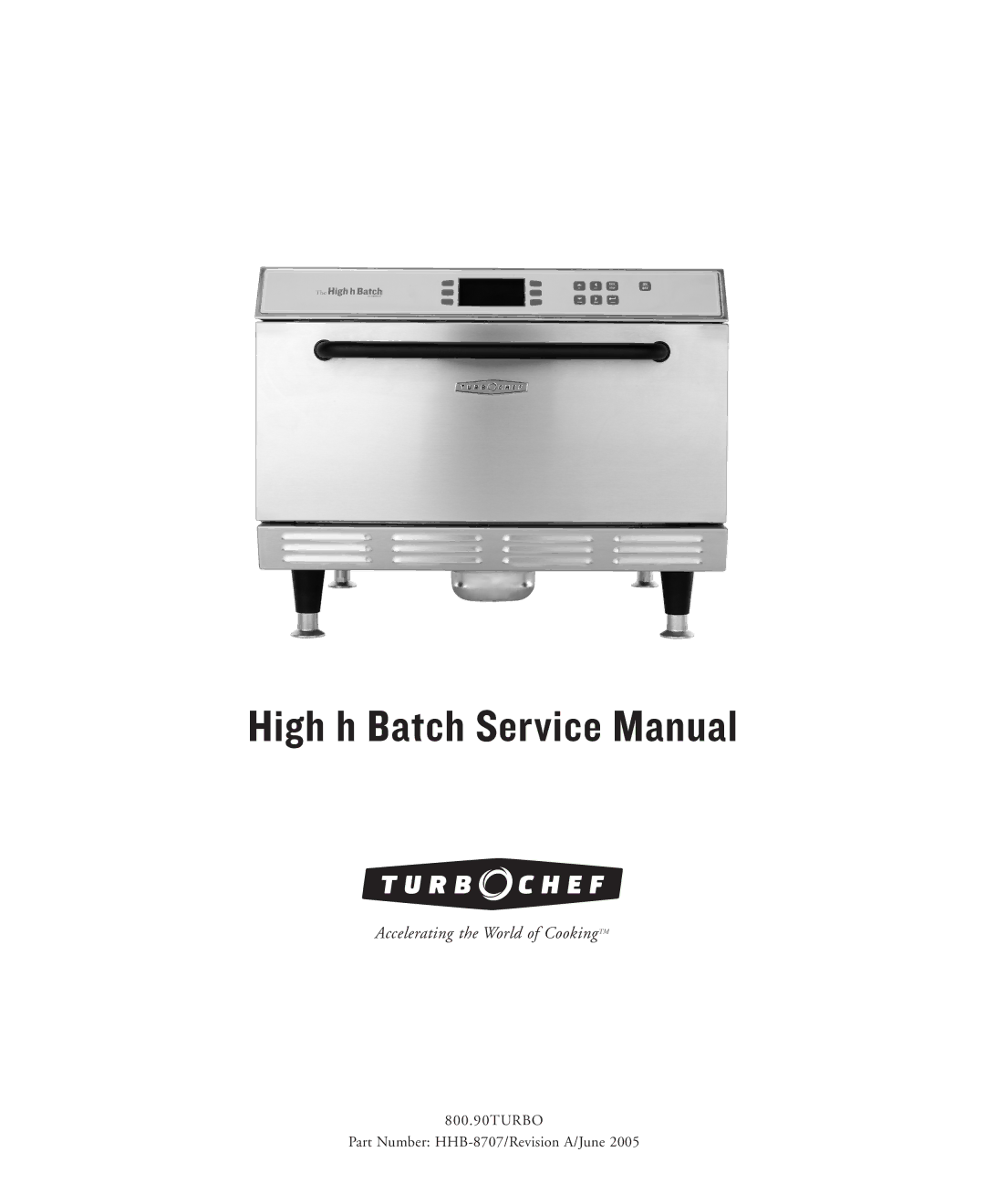 Turbo Chef Technologies HHB-8029, HHB-8136, HHB-8028, HHB-8134, HHB-8115 service manual        