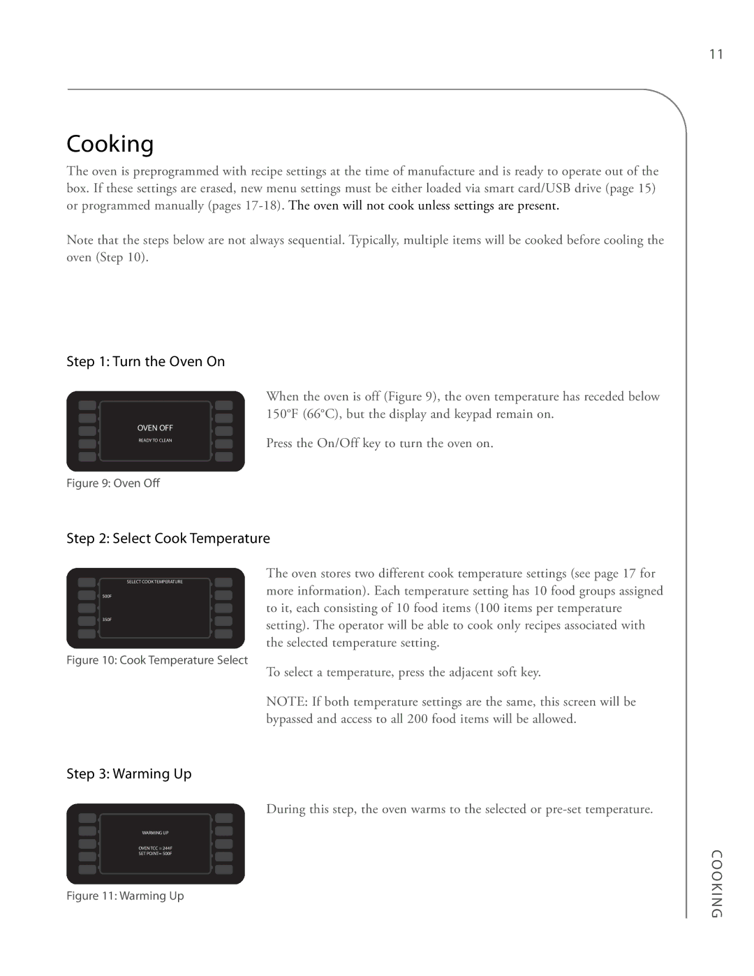 Turbo Chef Technologies i5, i3 owner manual Cooking 