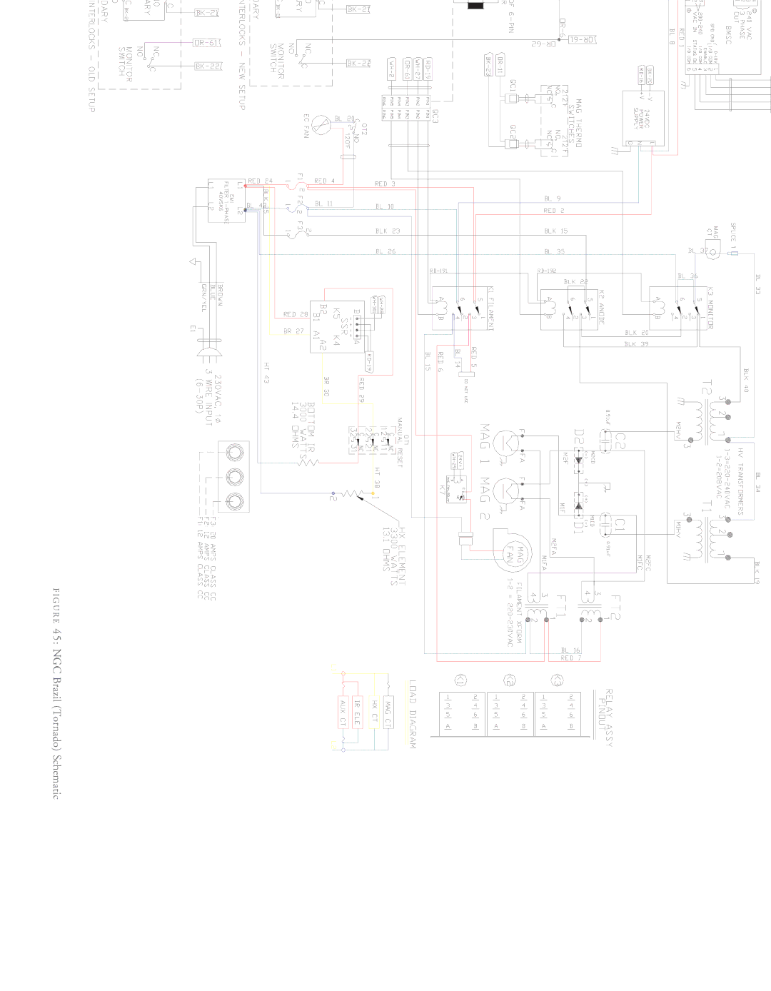 Turbo Chef Technologies NGC-1007 service manual Schematic Brazil NGC 