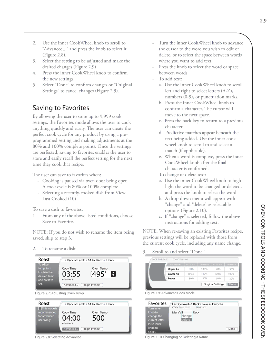 Turbo Chef Technologies Residential Single and Double Wall Oven service manual 495, Saving to Favorites 