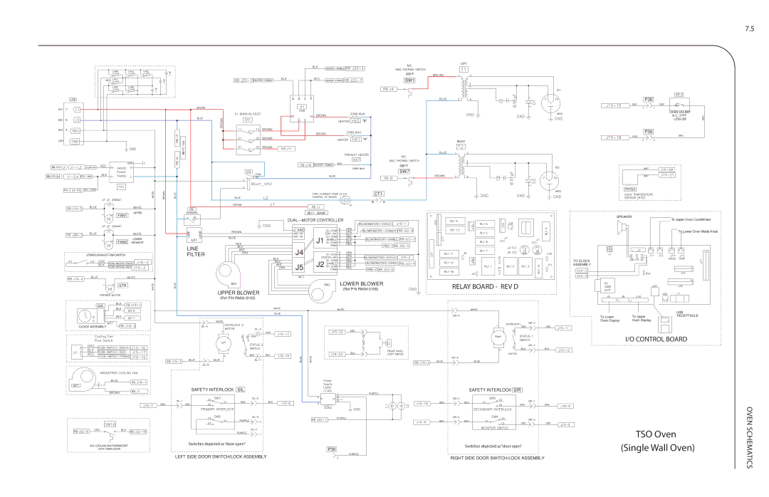 Turbo Chef Technologies Residential Single and Double Wall Oven service manual TSO Oven Single Wall Oven 