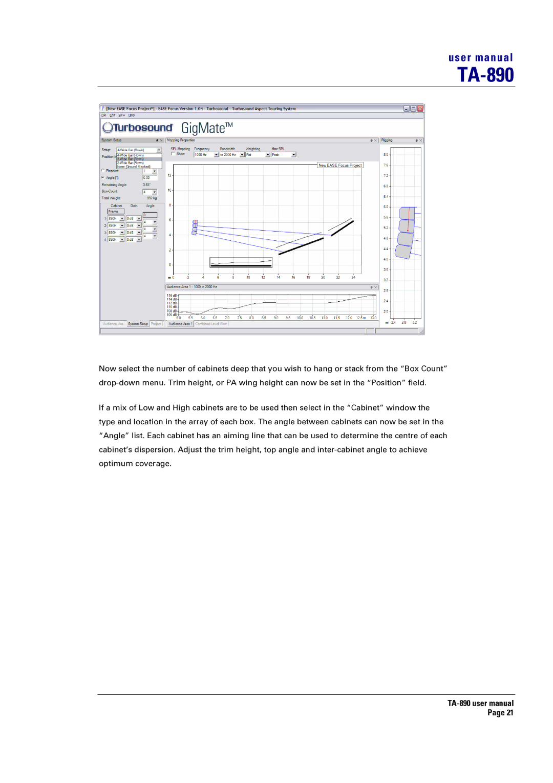 Turbosound LMS-D6, LMS-D24, LMS-D26 user manual TA-890 