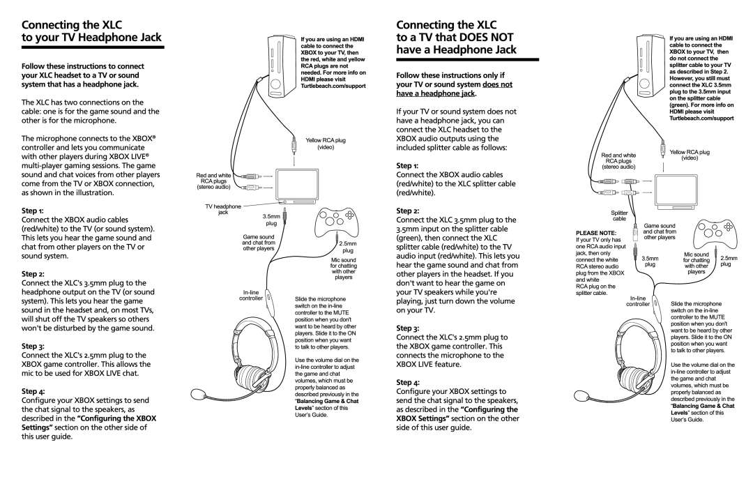 Turtle Beach XLC manual 