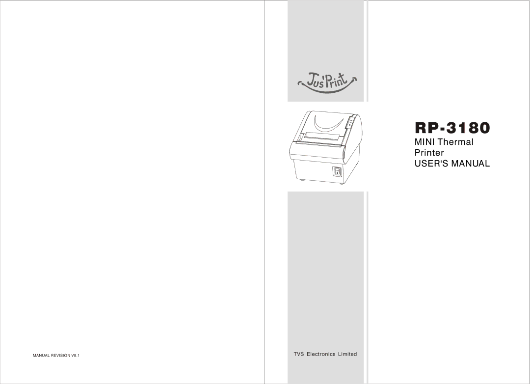 TVS electronic RP-3180 user manual 