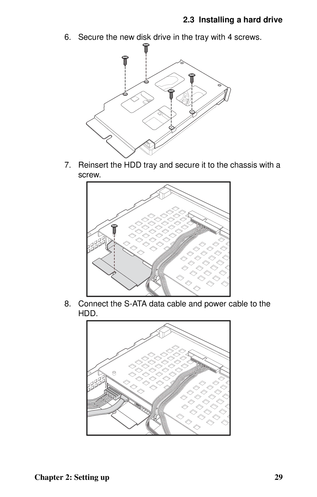 Tyan Computer B2735 user manual Installing a hard drive 