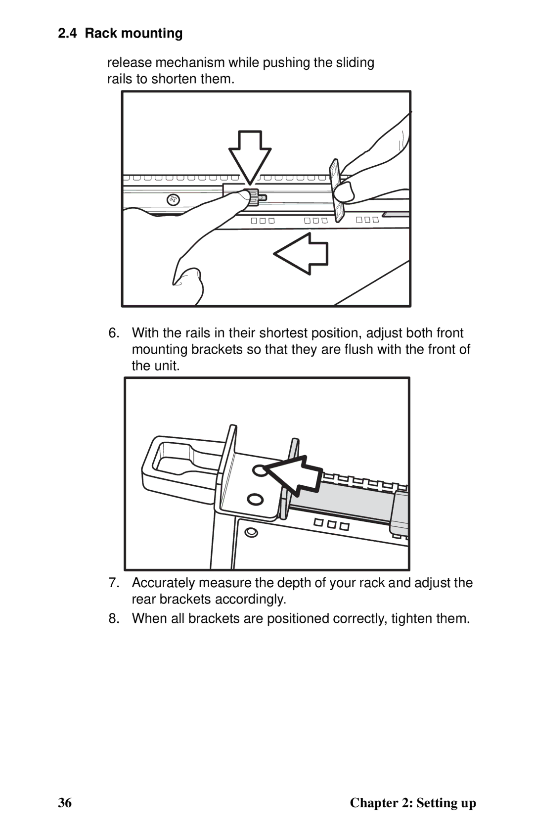 Tyan Computer B2735 user manual Rack mounting 