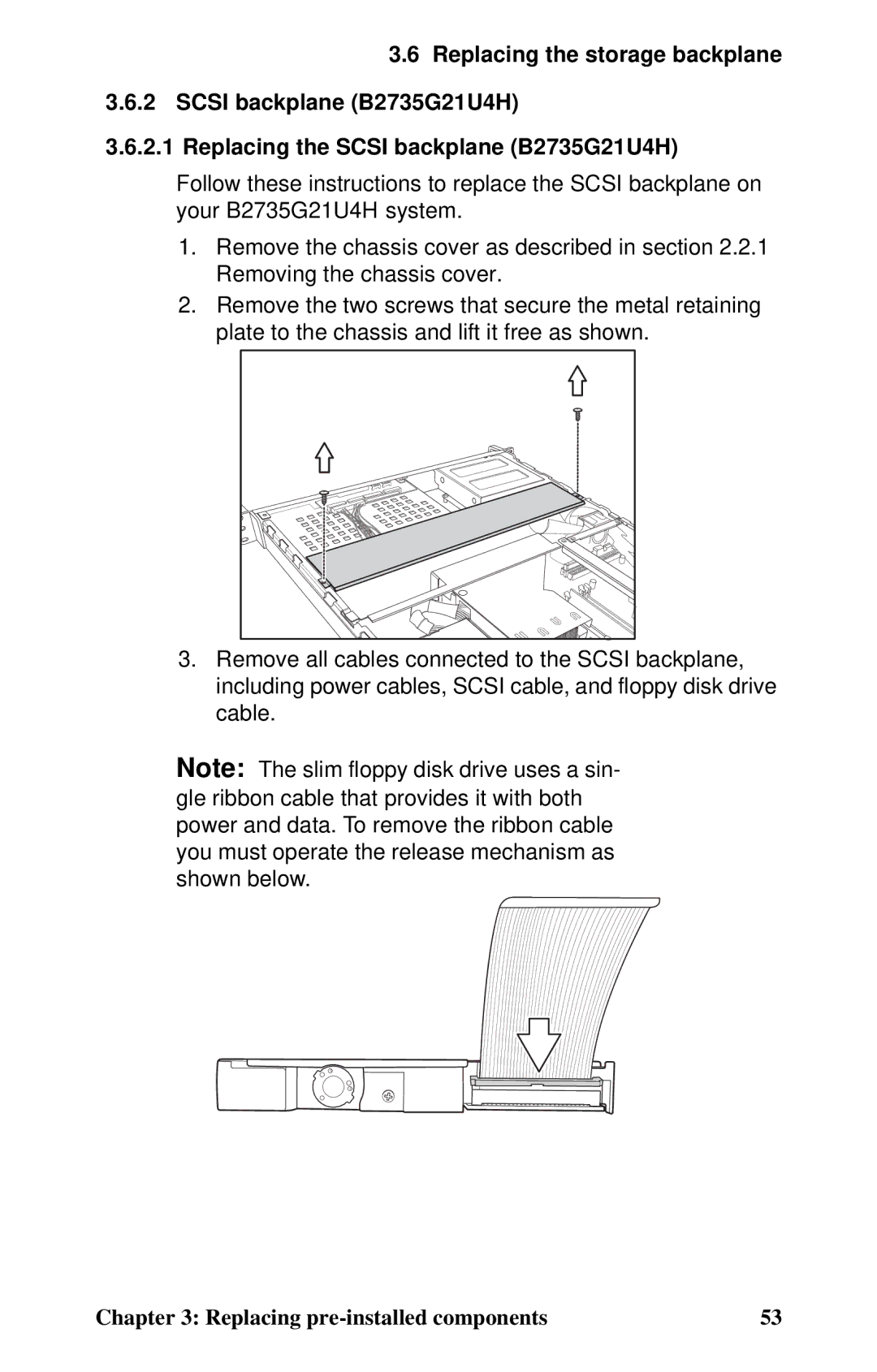 Tyan Computer B2735 user manual Replacing pre-installed components 