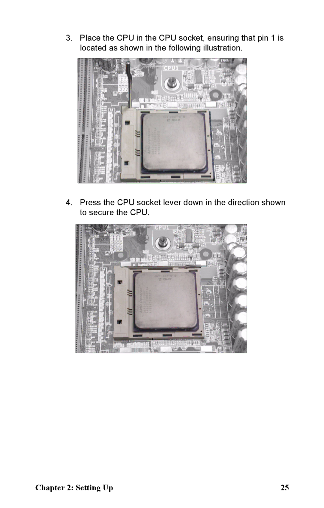 Tyan Computer B2891 manual Setting Up 