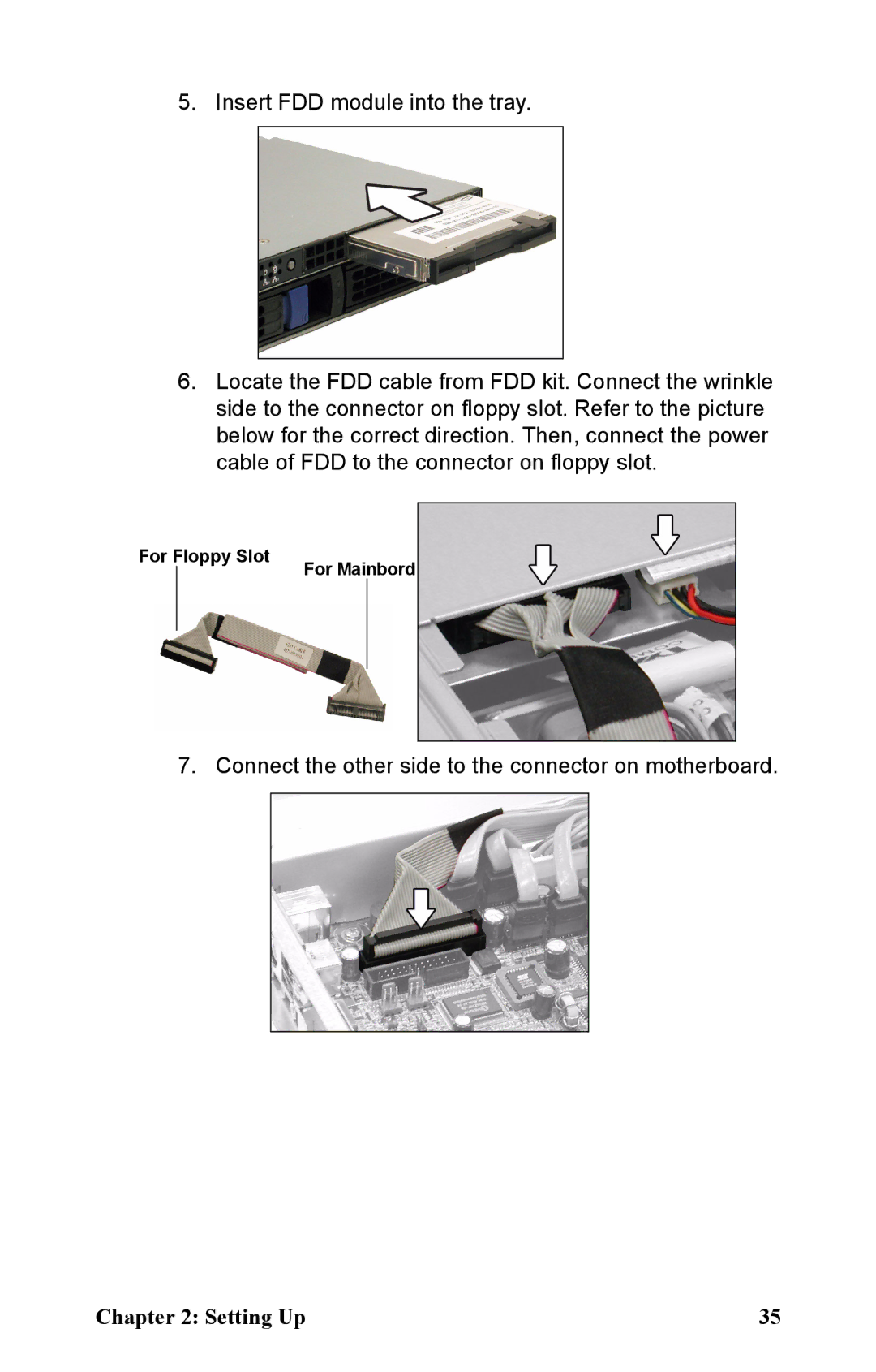 Tyan Computer B2891 manual Connect the other side to the connector on motherboard 