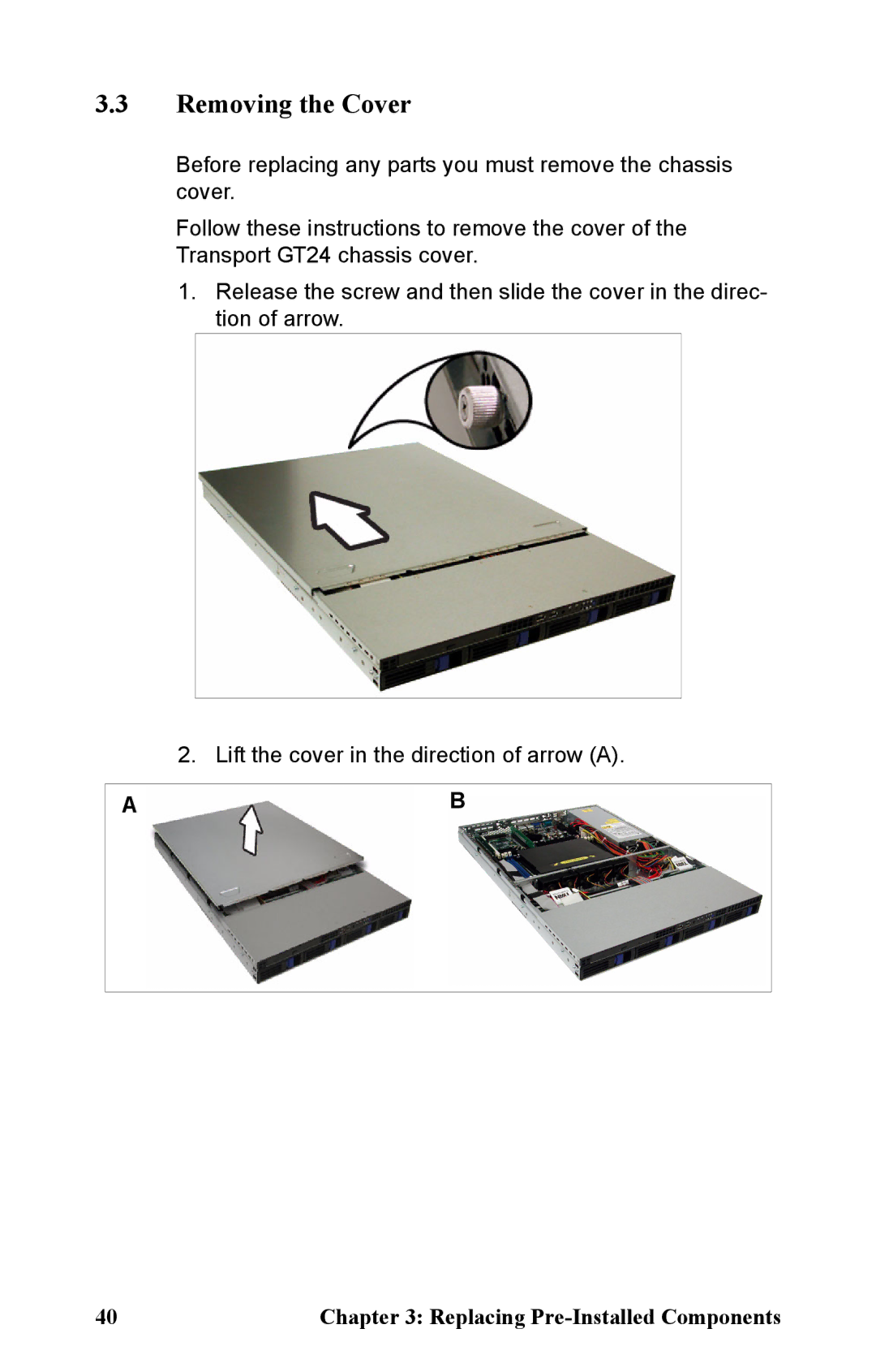 Tyan Computer B2891 manual Removing the Cover 