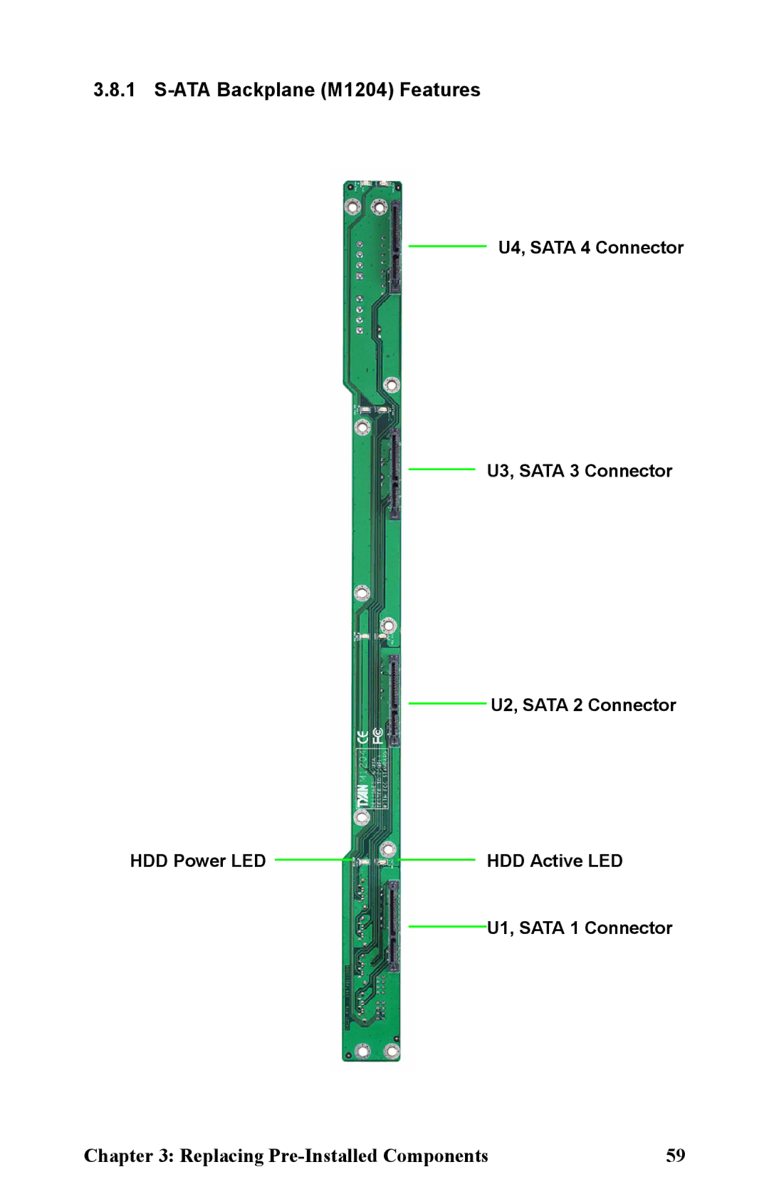 Tyan Computer B2891 manual ATA Backplane M1204 Features 