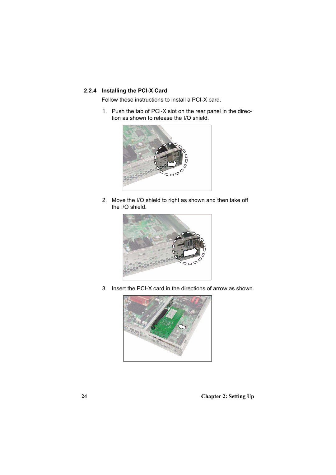 Tyan Computer B3970-U manual Installing the PCI-X Card 