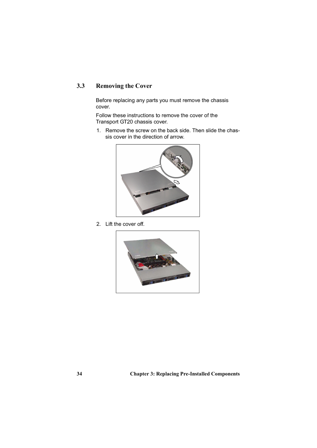 Tyan Computer B3970-U manual Removing the Cover 