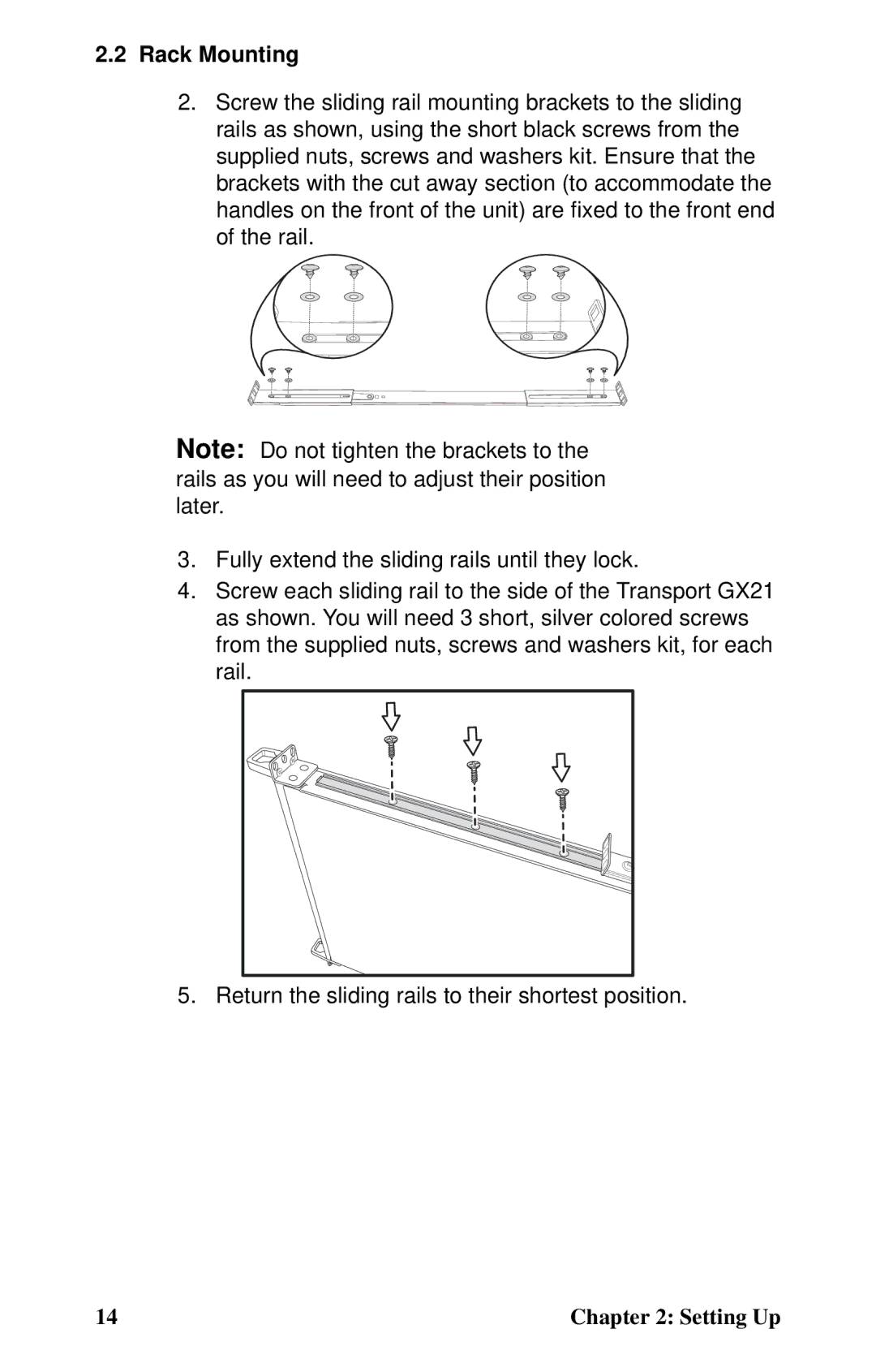 Tyan Computer B5102, GX21 manual Rack Mounting 