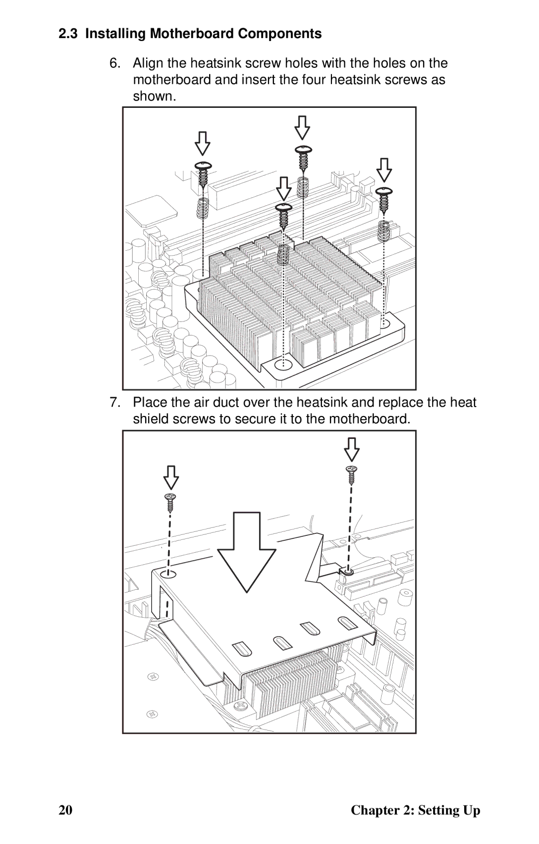 Tyan Computer B5102, GX21 manual Installing Motherboard Components 