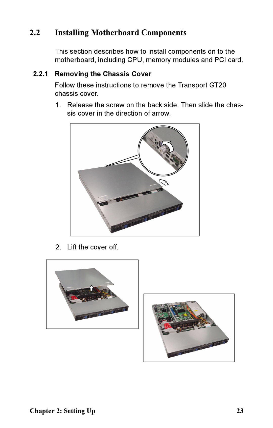 Tyan Computer B5161 manual Installing Motherboard Components, Removing the Chassis Cover 