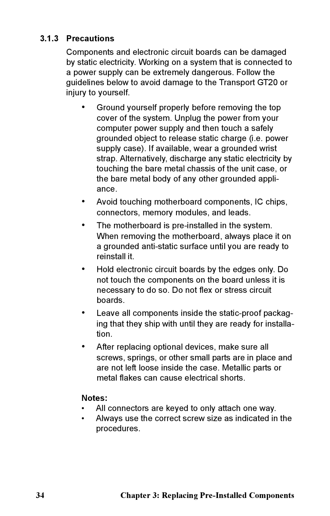 Tyan Computer B5161 manual Precautions 