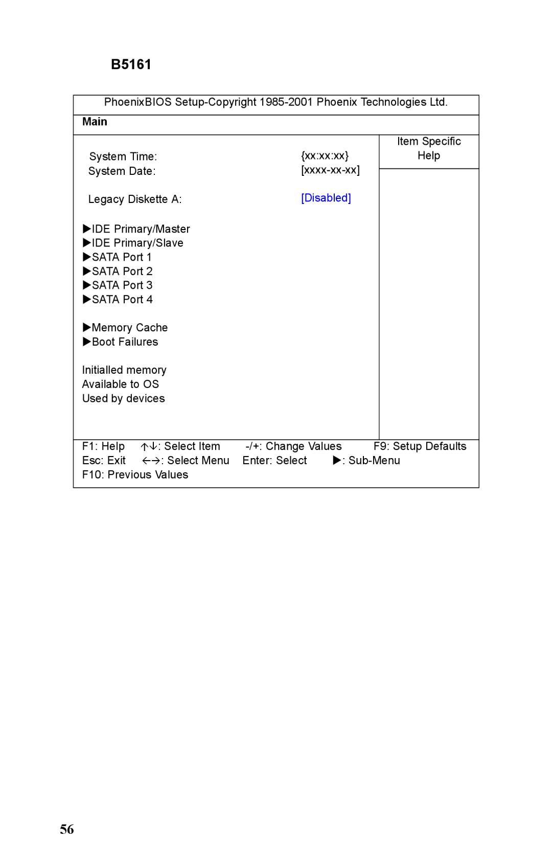 Tyan Computer B5161 manual Disabled 