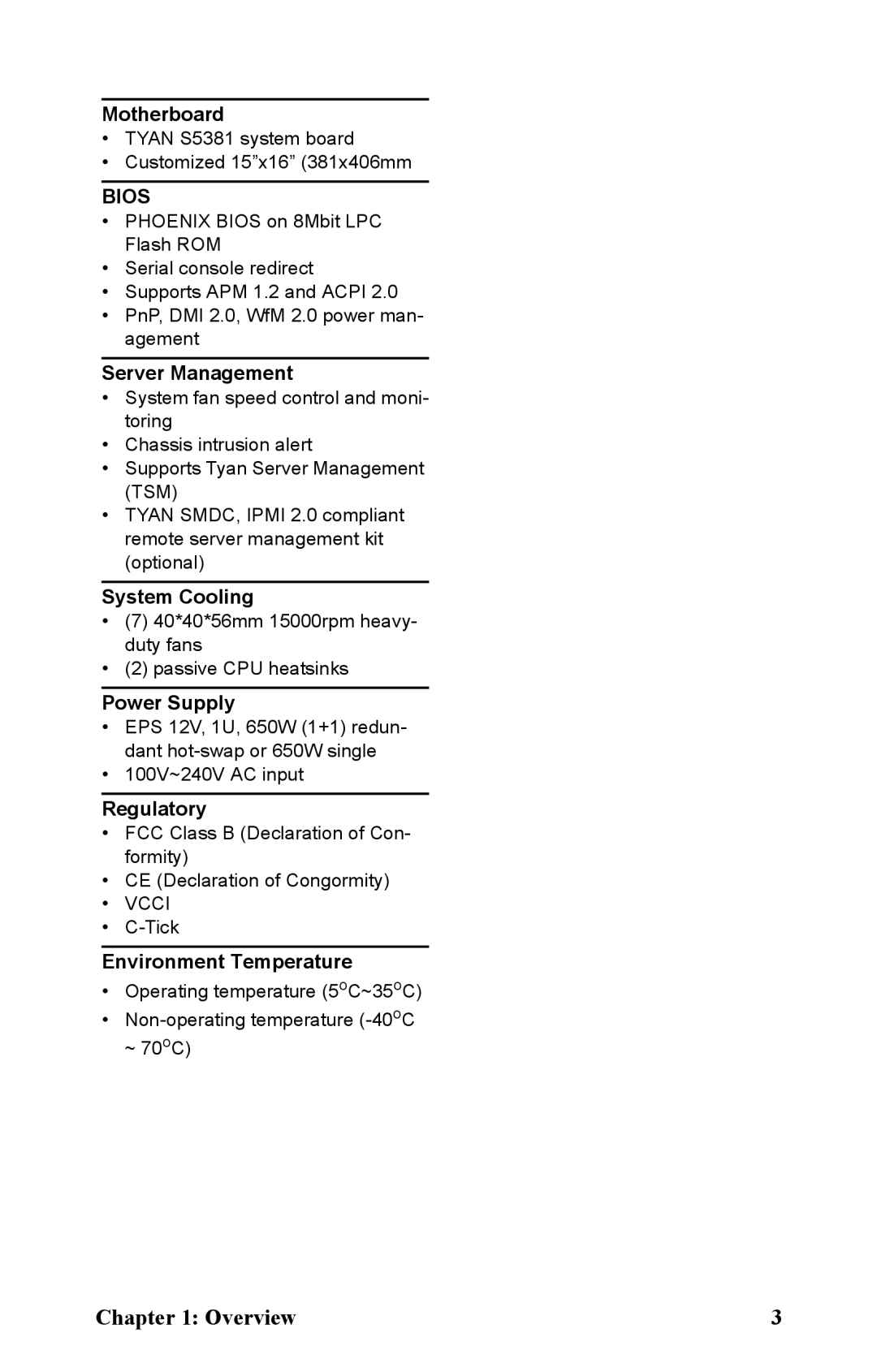 Tyan Computer B5381 manual Bios 