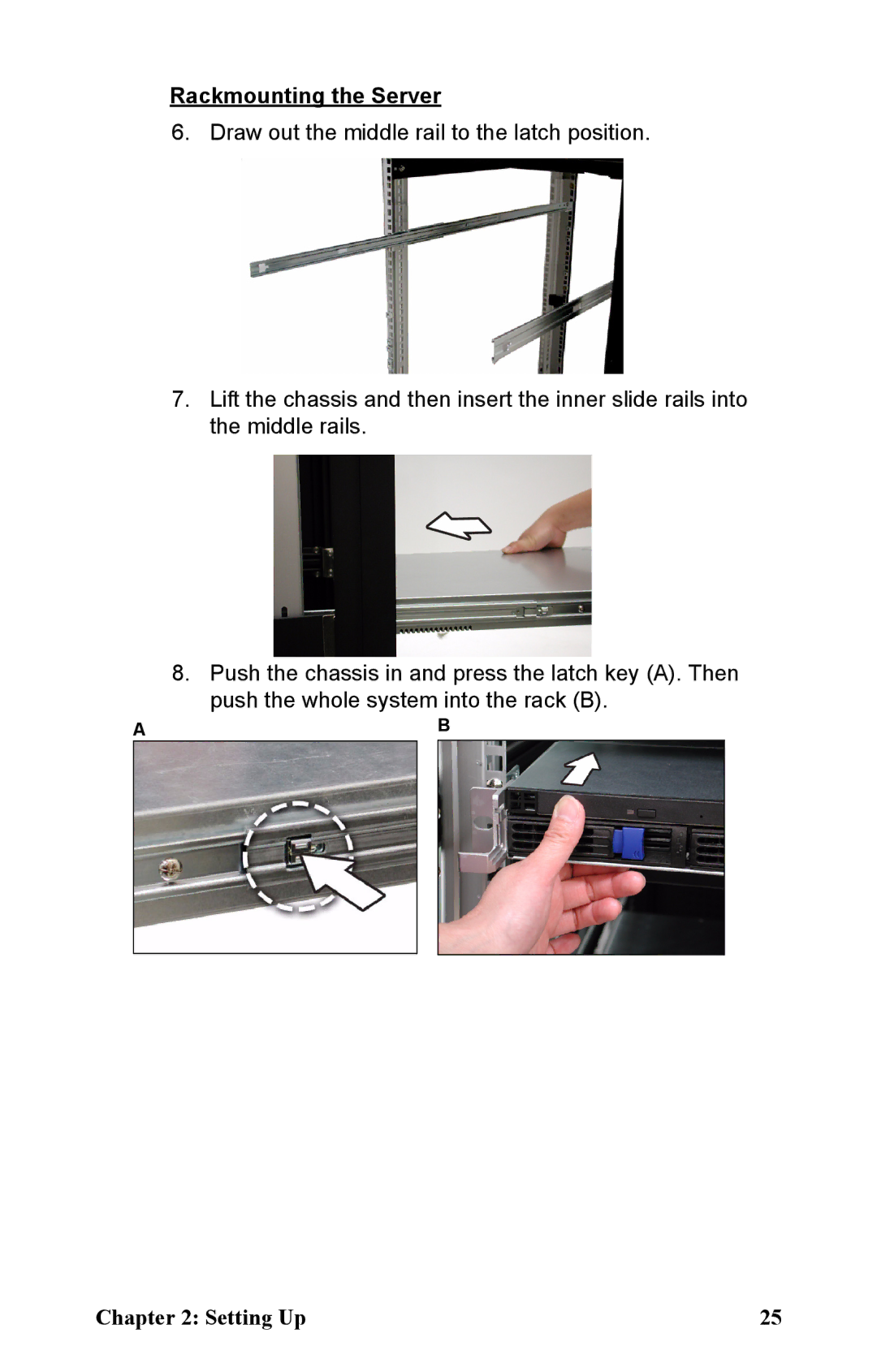 Tyan Computer B5381 manual Rackmounting the Server 