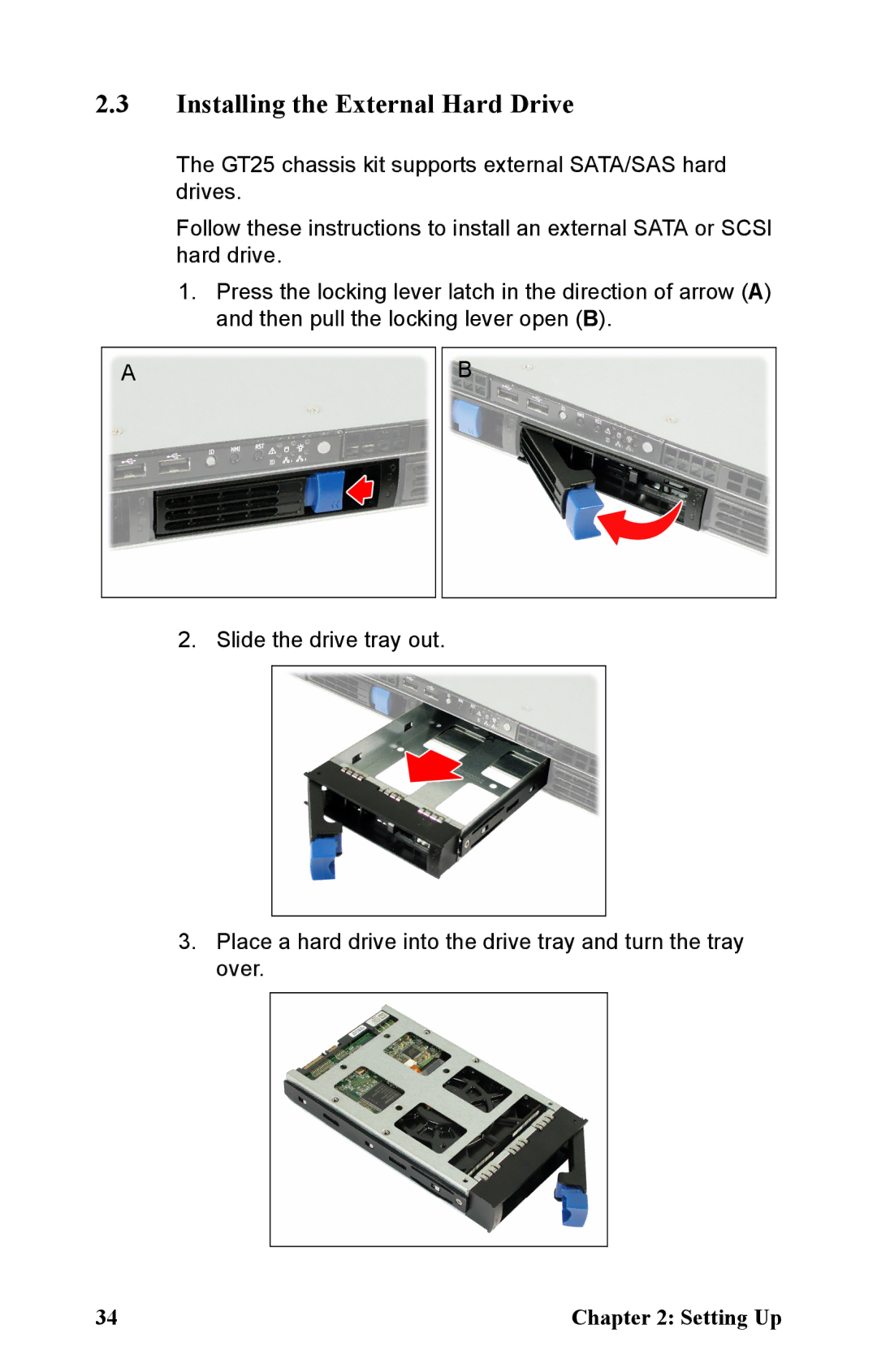 Tyan Computer B5381 manual Installing the External Hard Drive 