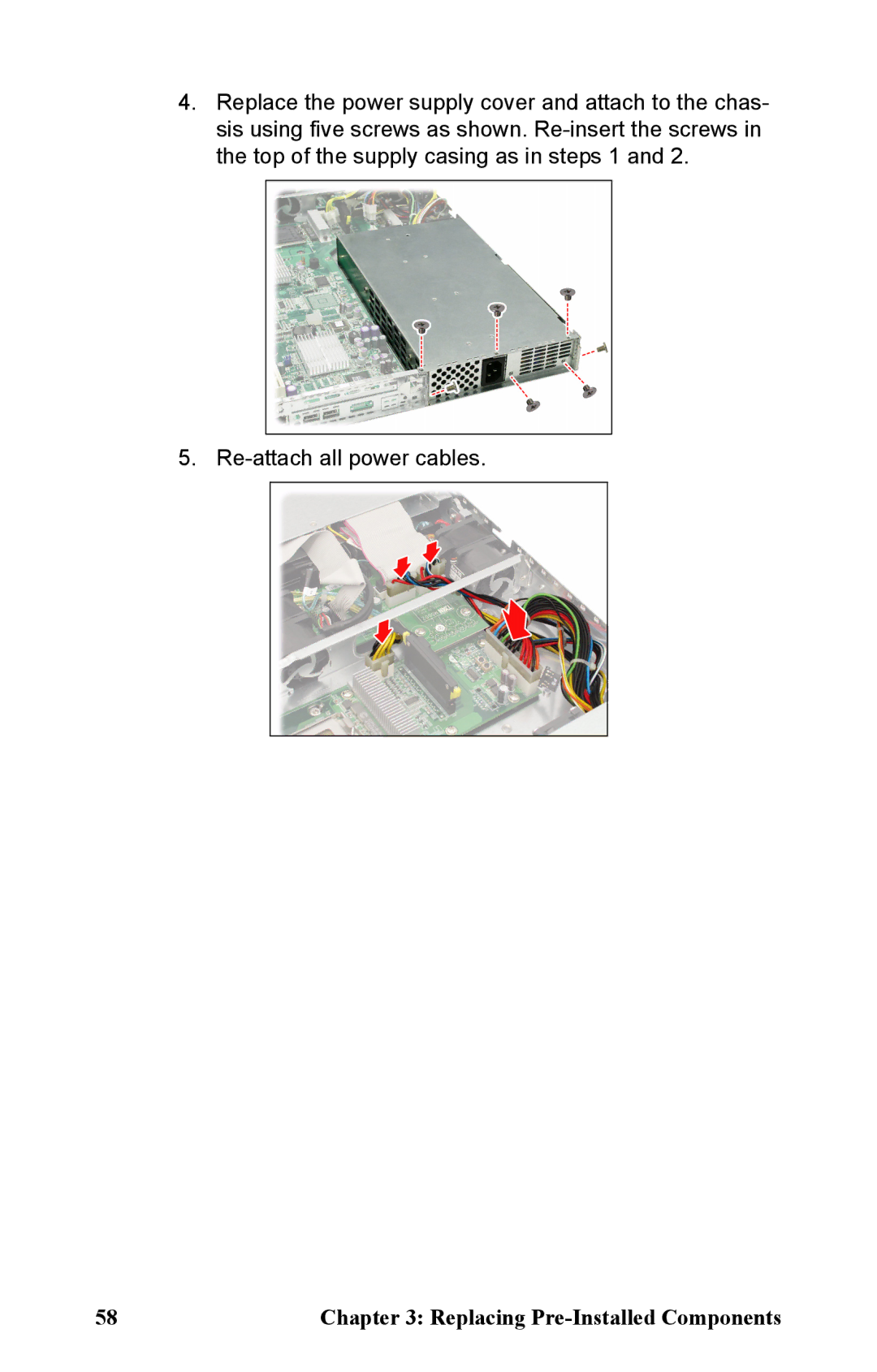 Tyan Computer B5381 manual Replacing Pre-Installed Components 