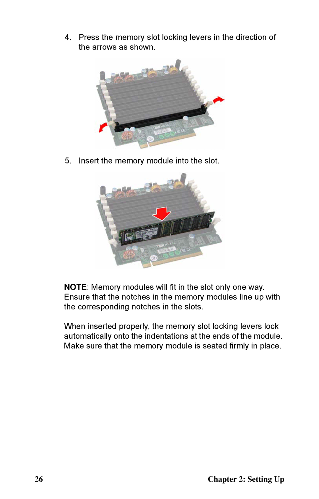 Tyan Computer B5382 manual Setting Up 