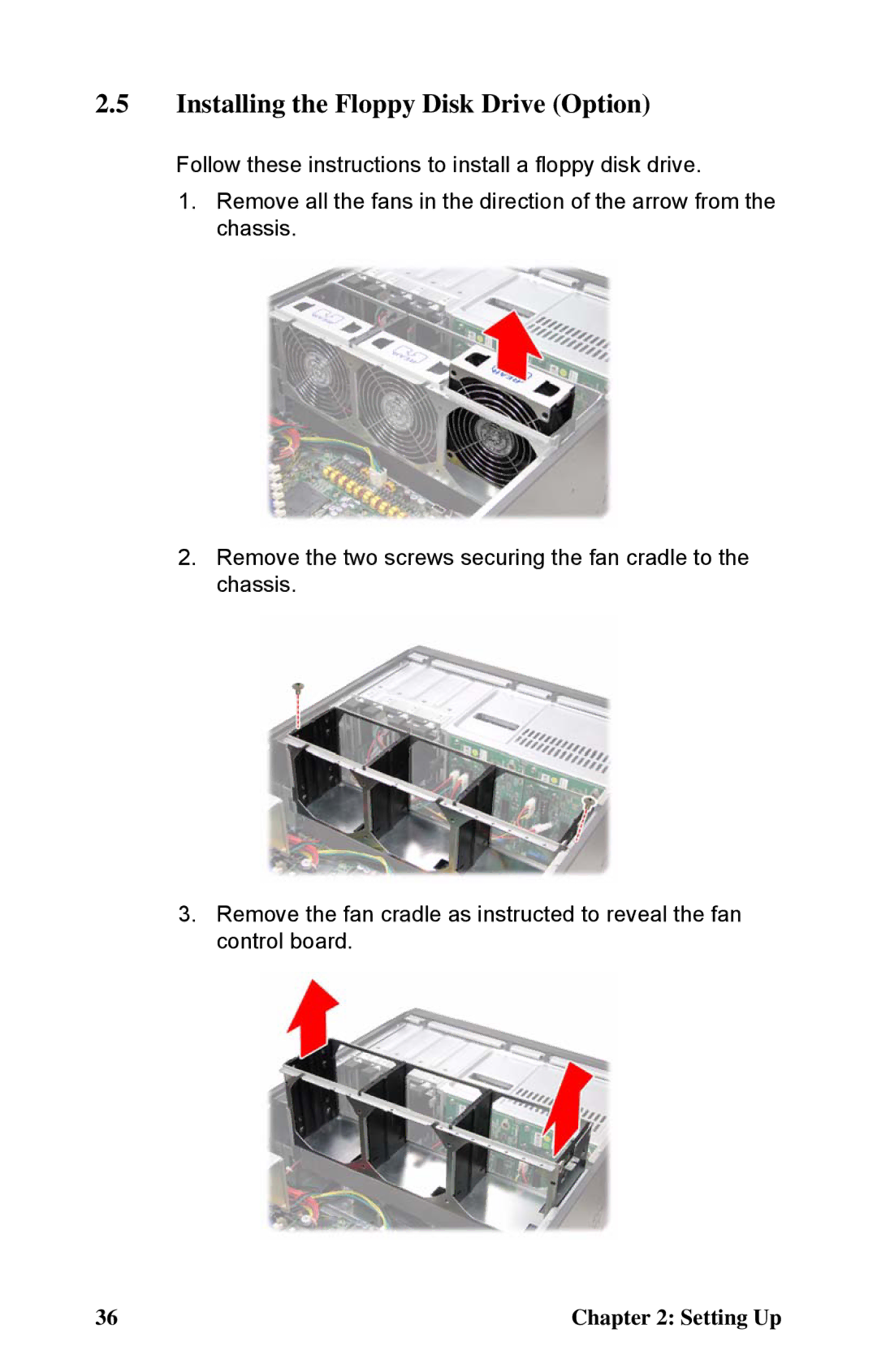 Tyan Computer B5382 manual Installing the Floppy Disk Drive Option 