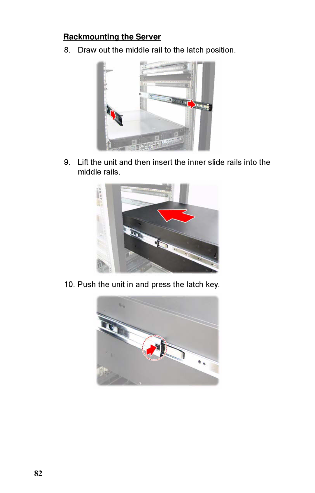 Tyan Computer B5382 manual Rackmounting the Server 