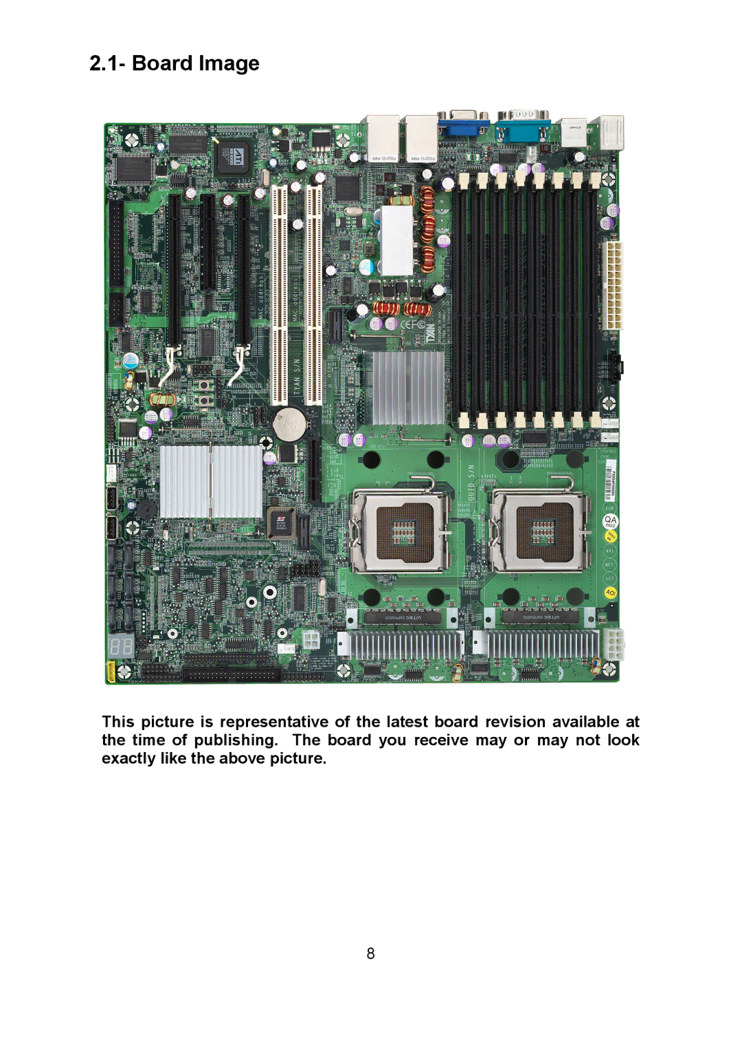 Tyan Computer i500opx warranty Board Image 