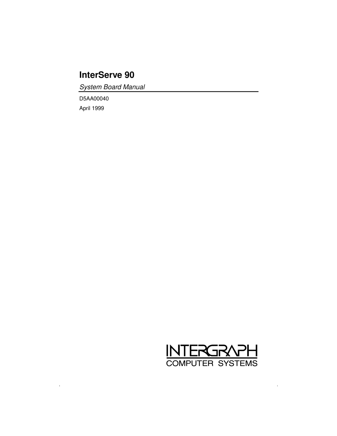 Tyan Computer InterServe 90 manual 