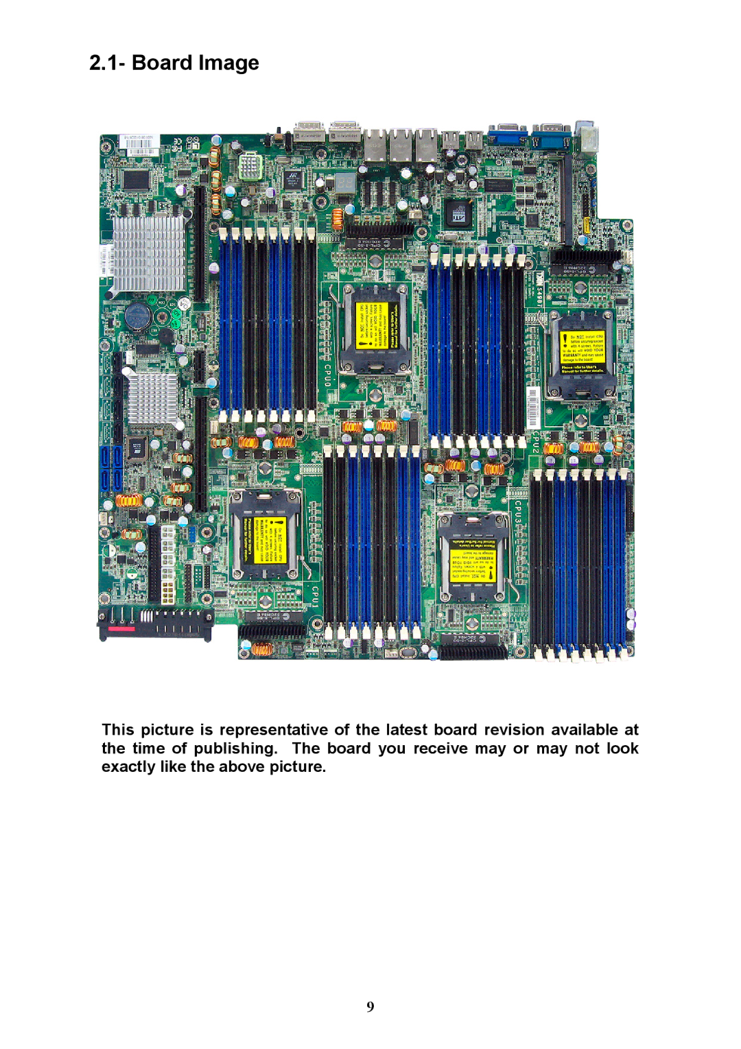 Tyan Computer N3600QX warranty Board Image 