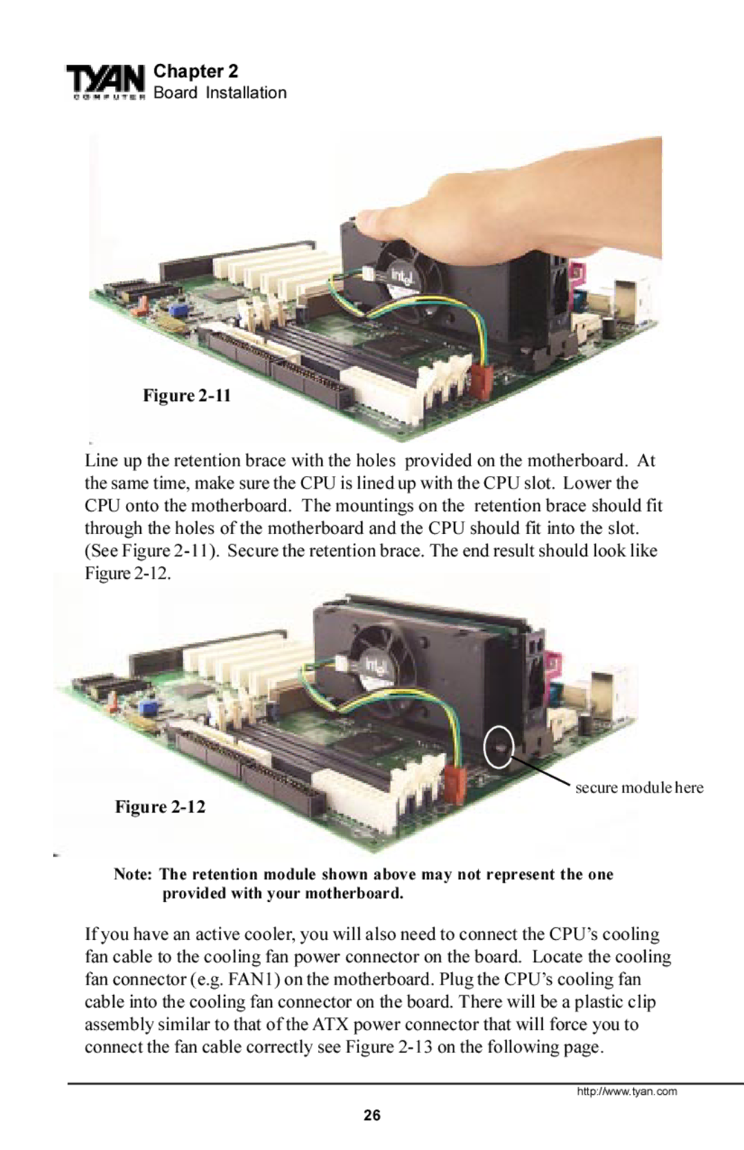 Tyan Computer S1854 manual Chapter 