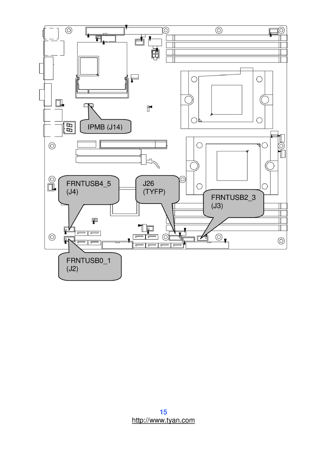 Tyan Computer S2912 warranty FRNTUSB45 