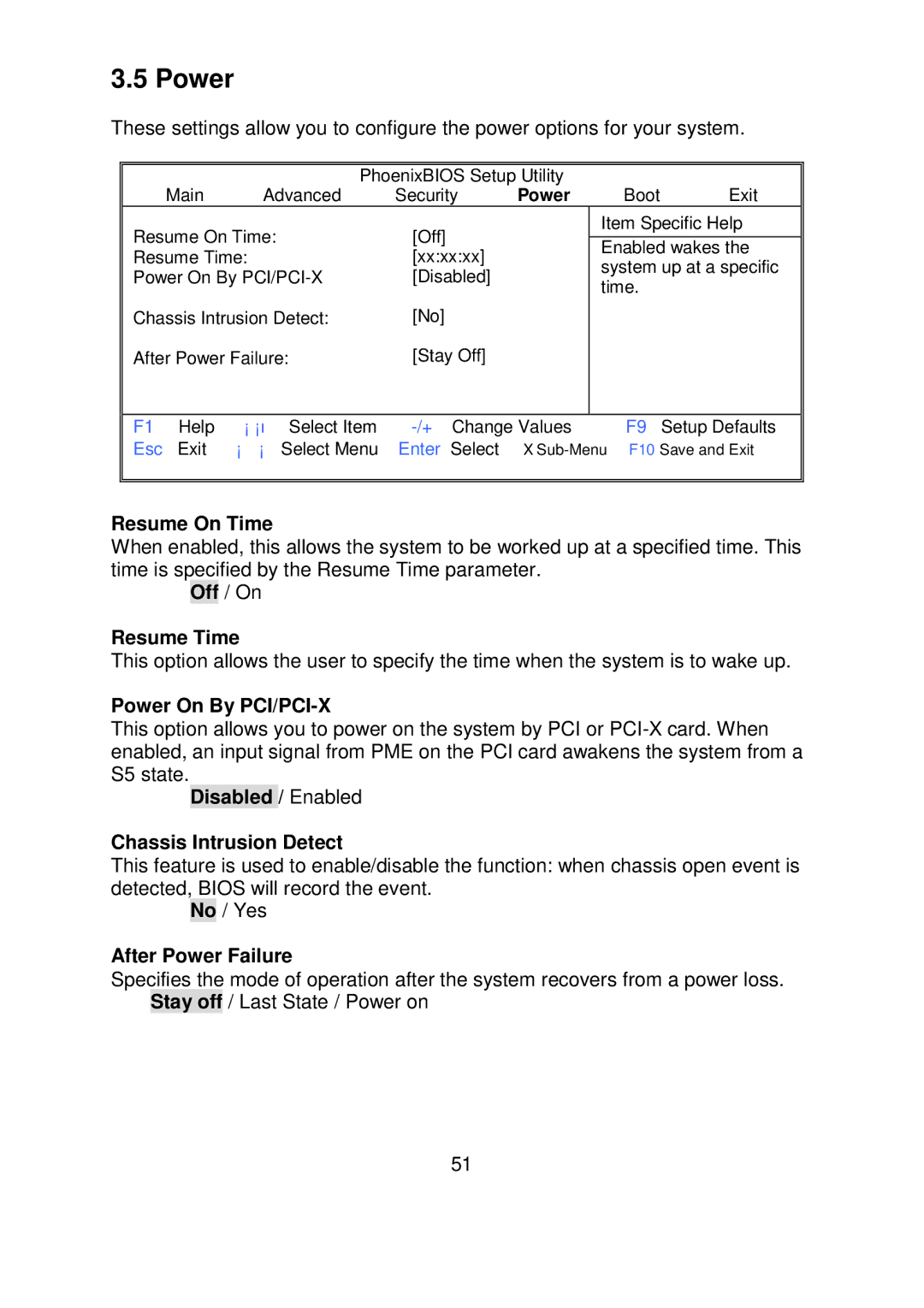 Tyan Computer S5372-LC warranty Power 