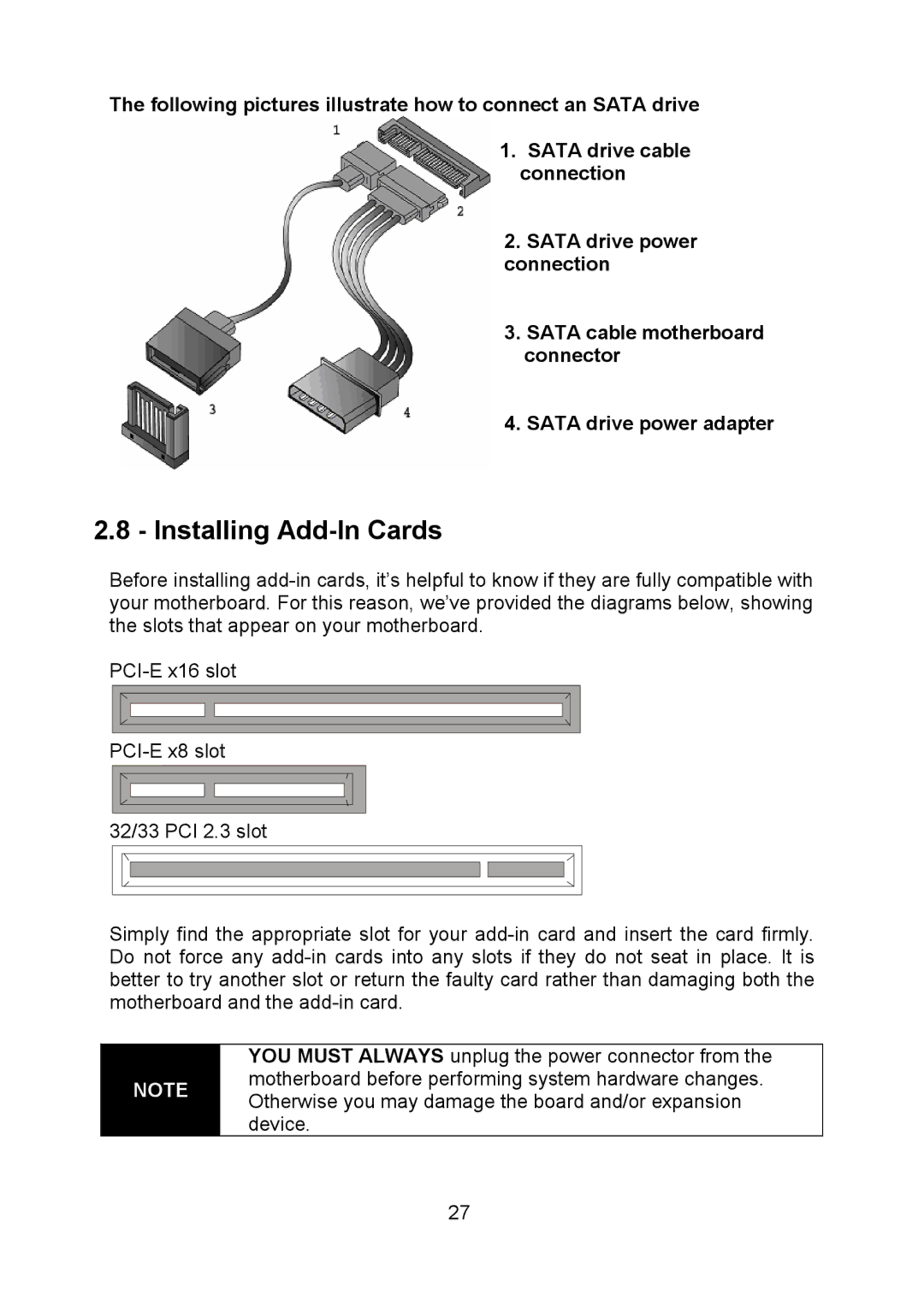 Tyan Computer Q35T, S5520 warranty Installing Add-In Cards 