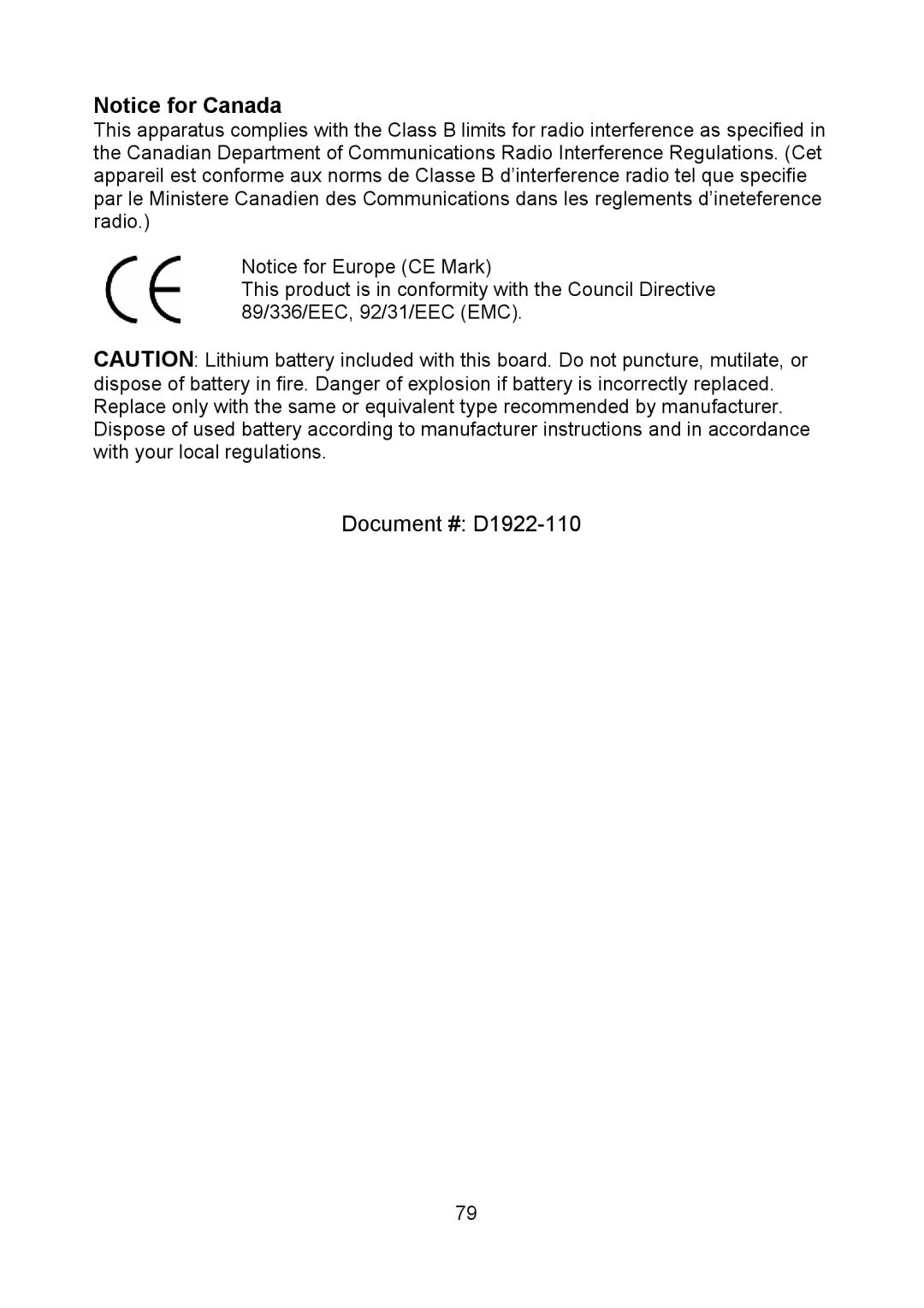 Tyan Computer Q35T, S5520 warranty Document # D1922-110 