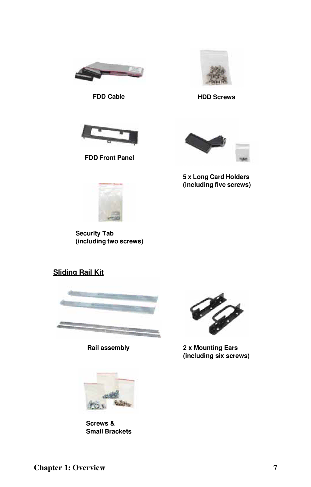 Tyan Computer Transport FT48, B4985F48V8HR (Rackmount), B4985F48V8HR (Tower) manual Sliding Rail Kit 