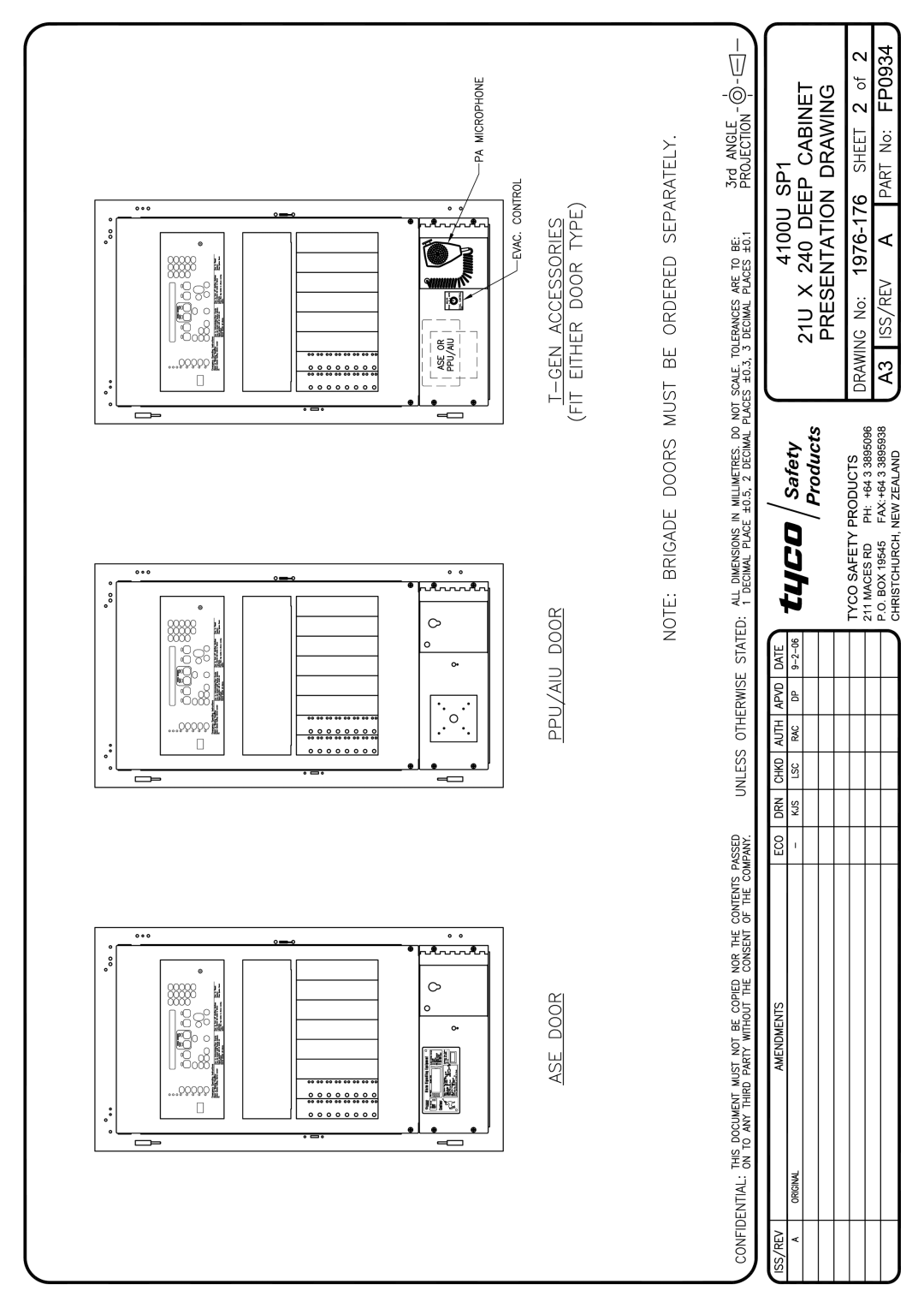 Tyco 4100U-S1 installation manual 