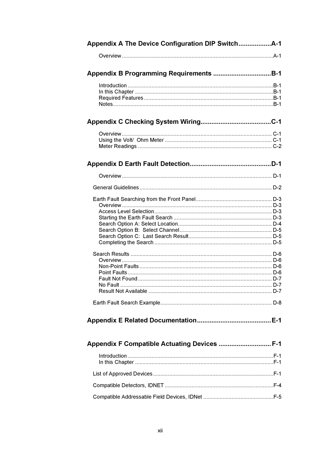 Tyco 4100U installation manual Appendix a The Device Configuration DIP Switch 