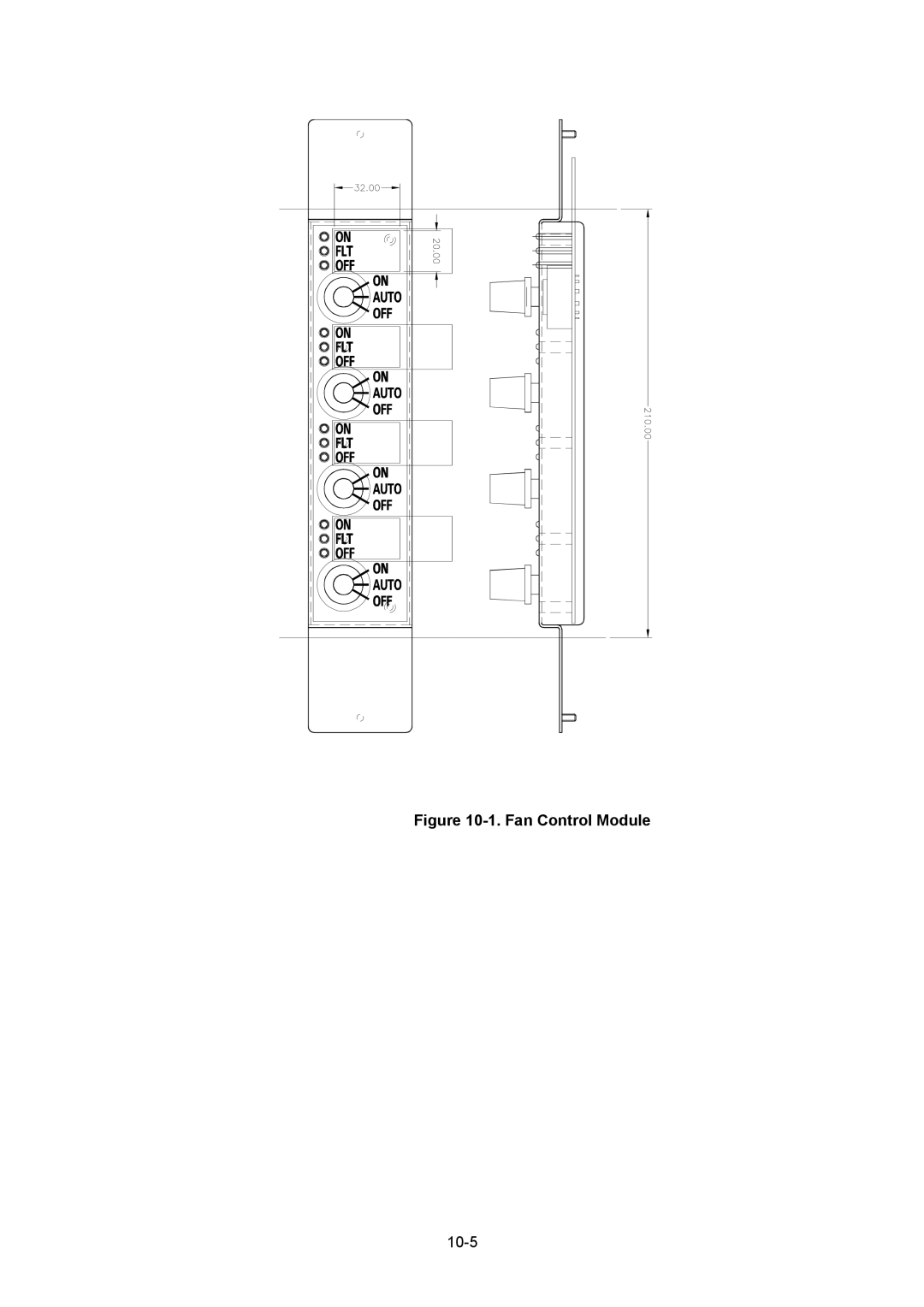 Tyco 4100U installation manual Fan Control Module 