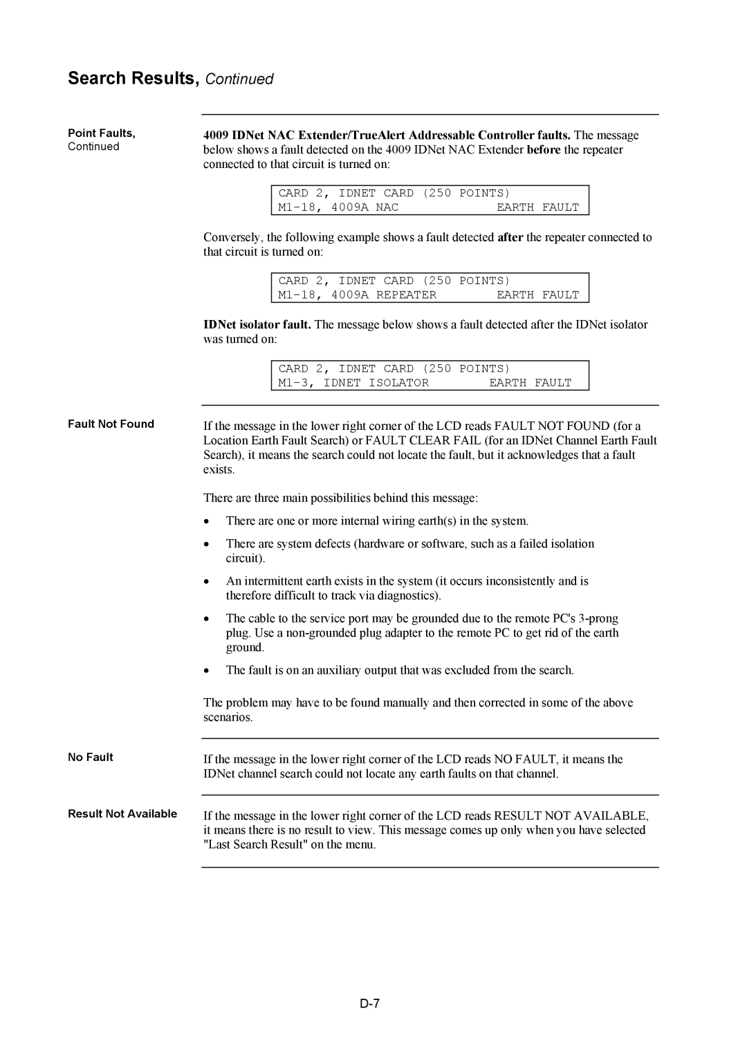 Tyco 4100U installation manual Card 2, Idnet Card 250 Points 