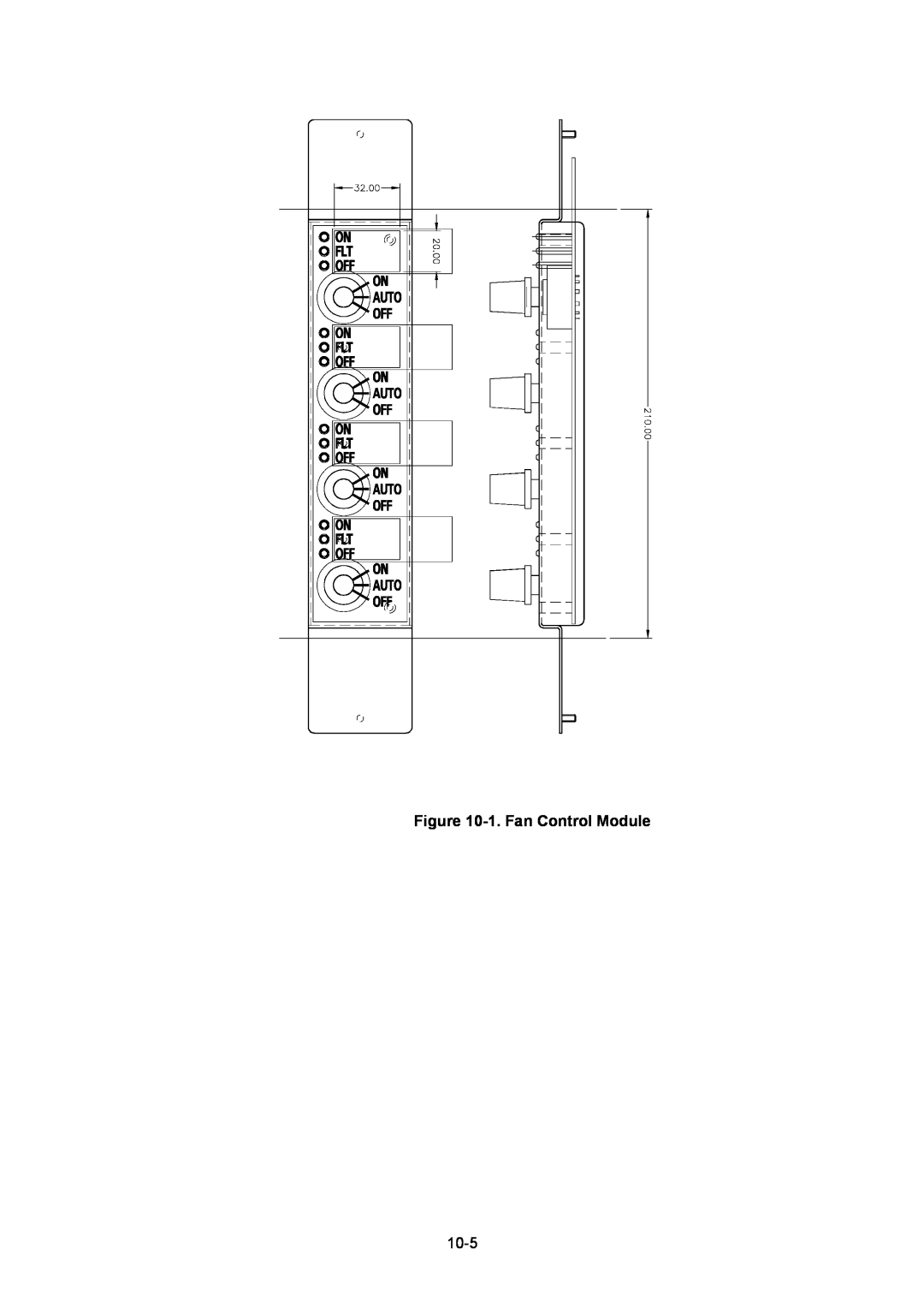 Tyco 4100U installation manual 1.Fan Control Module 
