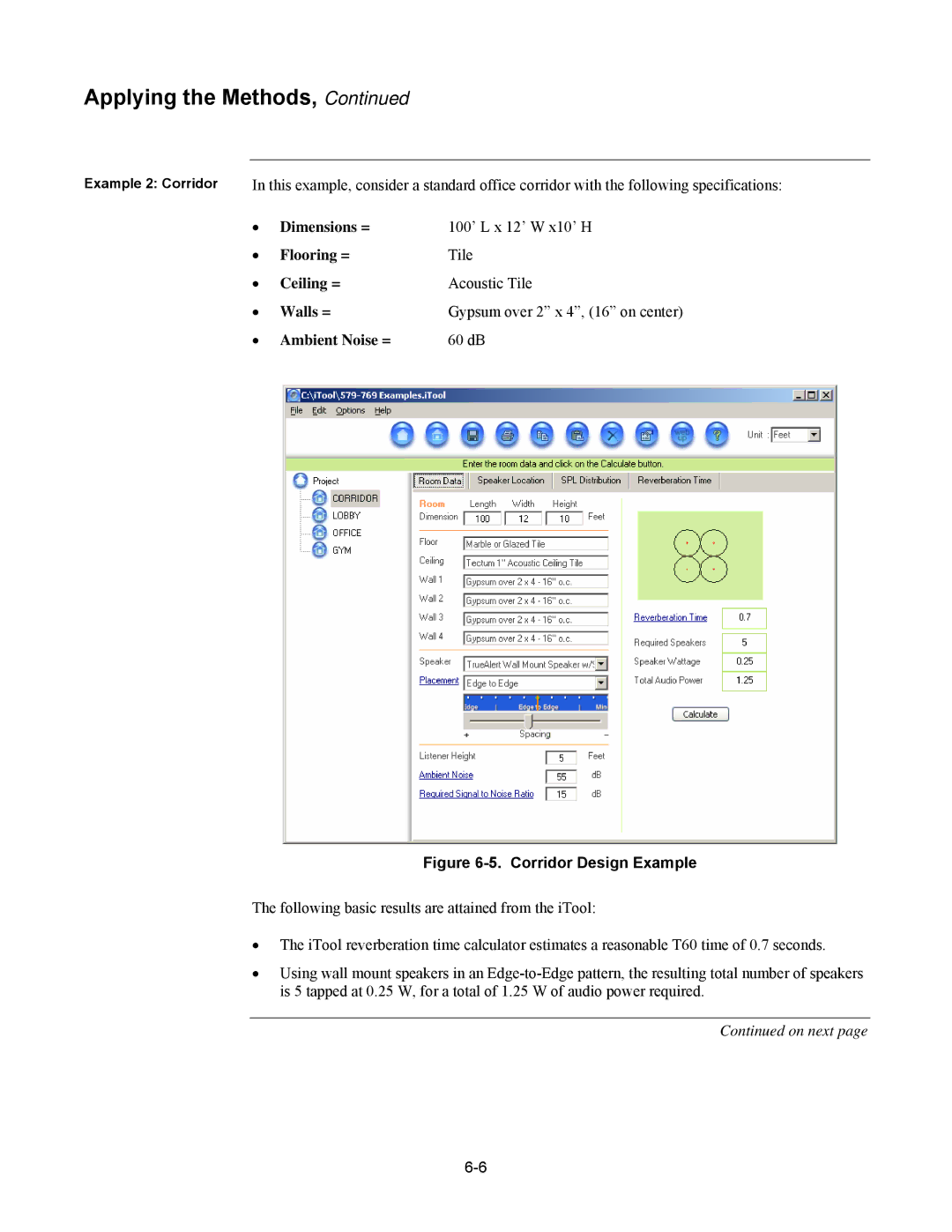 Tyco 579-769 specifications Corridor Design Example 