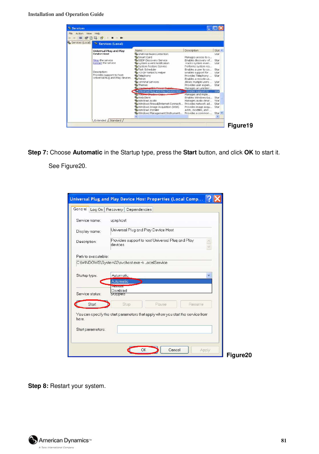 Tyco 8200-2646-00 B0 manual Installation and Operation Guide 