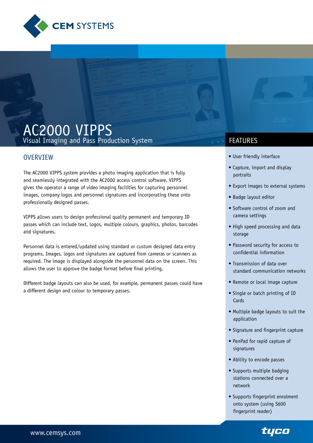 Tyco AC2000 VIPPS manual AC2000 Vipps 